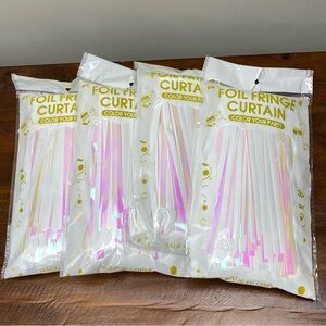 PARTY FOIL Curtain Iridescent Tinsel